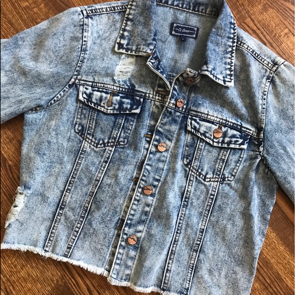 Cropped Jean jacket